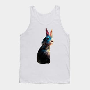 Rabbit watercolor painting #rabbit Tank Top